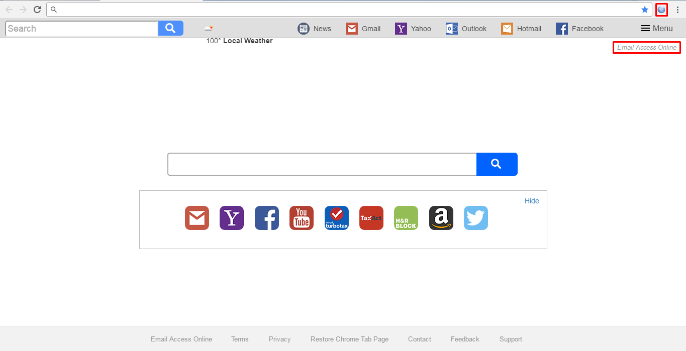 Search.emailaccessonline.com Browser Hijacker Removal Tool